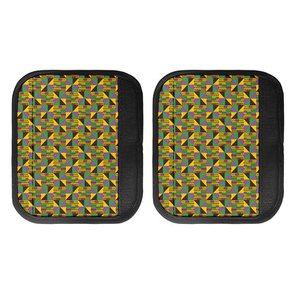 African Kente Pattern Print Handle Covers