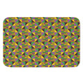 African Kente Pattern Print Indoor Door Mat