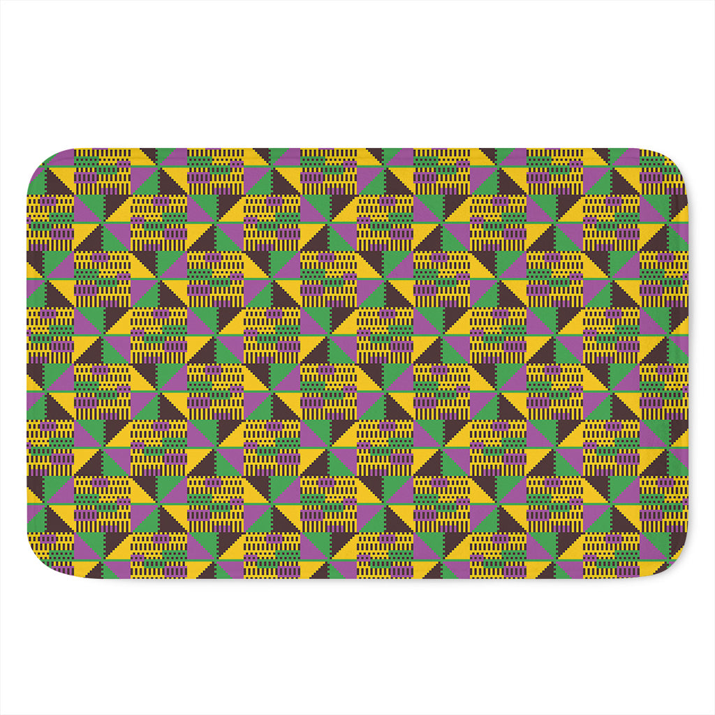 African Kente Pattern Print Indoor Door Mat