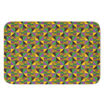 African Kente Pattern Print Indoor Door Mat