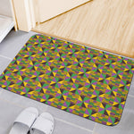 African Kente Pattern Print Indoor Door Mat