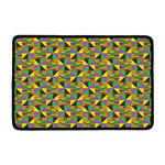 African Kente Pattern Print Kitchen Mat