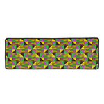 African Kente Pattern Print Long Kitchen Mat