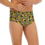African Kente Pattern Print Men's Briefs