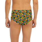 African Kente Pattern Print Men's Briefs
