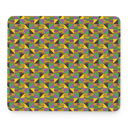 African Kente Pattern Print Mouse Pad