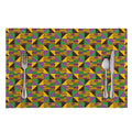 African Kente Pattern Print Placemat