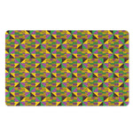 African Kente Pattern Print Polyester Doormat