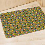 African Kente Pattern Print Polyester Doormat