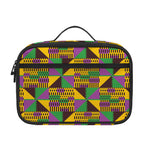 African Kente Pattern Print Portable Lunch Bag