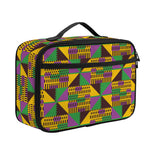 African Kente Pattern Print Portable Lunch Bag