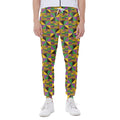 African Kente Pattern Print Joggers