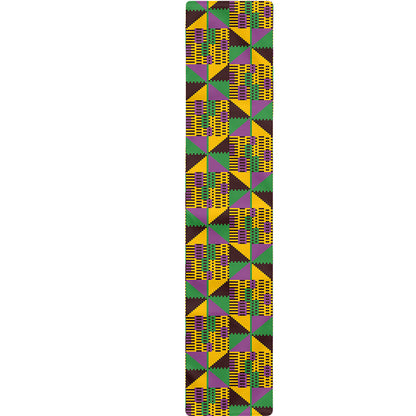 African Kente Pattern Print Table Runner