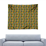 African Kente Pattern Print Tapestry