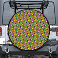 African Kente Pattern Print Tire Cover