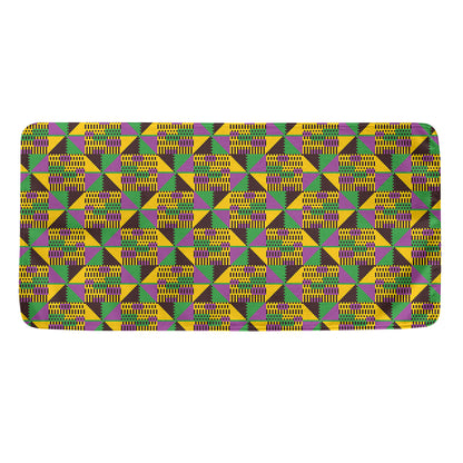 African Kente Pattern Print Towel