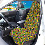 African Kente Pattern Print Waterproof Car Seat Cover