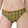 African Kente Pattern Print Women's Panties