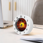 African Savanna Sunset Print Alarm Clock