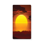 African Savanna Sunset Print Baby Crib Sheet