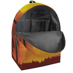 African Savanna Sunset Print Backpack