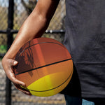 African Savanna Sunset Print Basketball