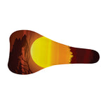 African Savanna Sunset Print Bicycle Seat Cover