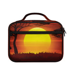 African Savanna Sunset Print Briefcase Bible Bag