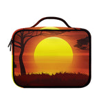African Savanna Sunset Print Briefcase Bible Bag