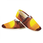 African Savanna Sunset Print Casual Shoes