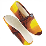 African Savanna Sunset Print Casual Shoes