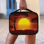 African Savanna Sunset Print Classic Bible Case