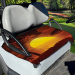 African Savanna Sunset Print Golf Cart Seat Cover