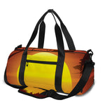 African Savanna Sunset Print Gym Bag
