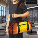 African Savanna Sunset Print Gym Bag