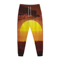 African Savanna Sunset Print Jogger Pants