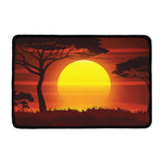 African Savanna Sunset Print Kitchen Mat