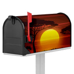 African Savanna Sunset Print Mailbox Cover
