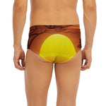 African Savanna Sunset Print Men's Briefs