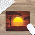 African Savanna Sunset Print Mouse Pad