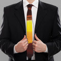 African Savanna Sunset Print Necktie