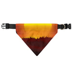 African Savanna Sunset Print Over The Collar Dog Bandana