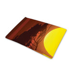 African Savanna Sunset Print Pet Cooling Mat Cover