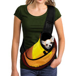 African Savanna Sunset Print Pet Sling Carrier