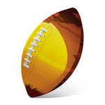 African Savanna Sunset Print Rugby Ball