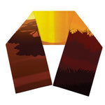 African Savanna Sunset Print Scarf