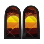 African Savanna Sunset Print Skillet Handle Cover