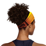 African Savanna Sunset Print Sports Headband