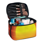 African Savanna Sunset Print Travel Makeup Bag