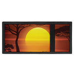 African Savanna Sunset Print Trifold Wallet